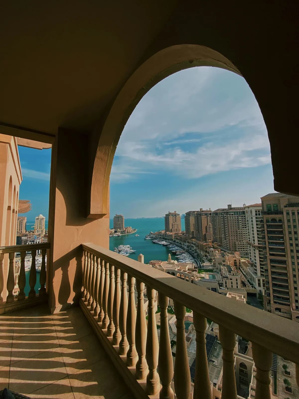 View over The Pearl